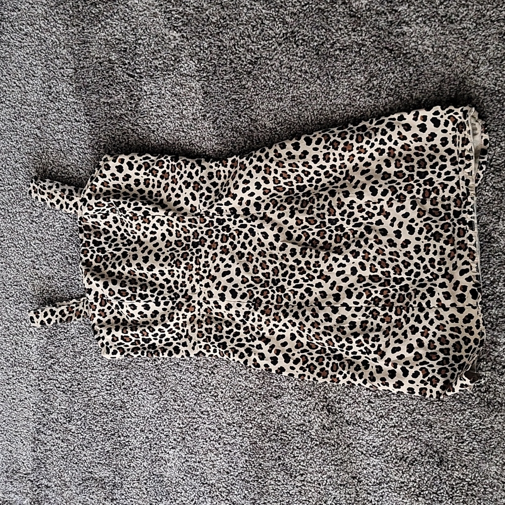 Arizona Jean Co. Leopard Print Mini Dress — Sleeveless Size Small